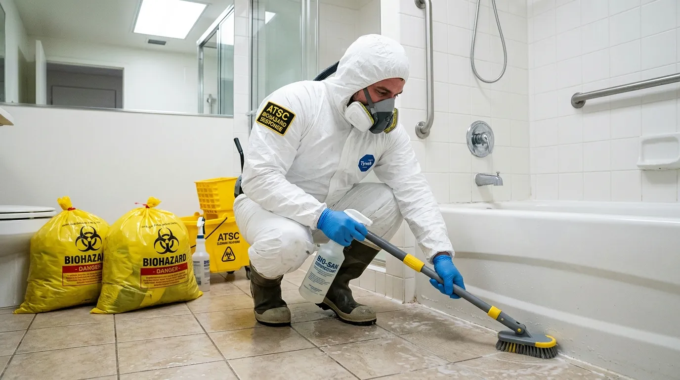 Decontamination equipment deployed for Blood Cleanup in Methuen